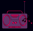 Dibujo Radio cassette 2 pintado por emozhiitha
