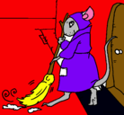 Dibujo La ratita presumida 1 pintado por karime