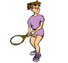Dibujo Chica tenista pintado por Juli_juliag