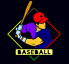 Dibujo Logo de béisbol pintado por didakeixons