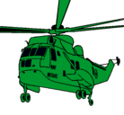 Dibujo Helicóptero al rescate pintado por Airam