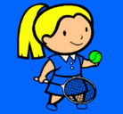 Dibujo Chica tenista pintado por AVATAR
