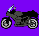 Dibujo Motocicleta pintado por bella18