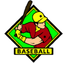 Dibujo Logo de béisbol pintado por logobciyeny