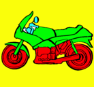 Dibujo Motocicleta pintado por mo-to
