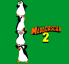 Dibujo Madagascar 2 Pingüinos pintado por gaizka