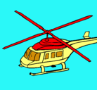 Dibujo Helicóptero  pintado por guillermo