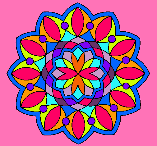 Dibujo Mandala 20 pintado por yamy