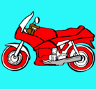 Dibujo Motocicleta pintado por jijijij