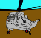 Dibujo Helicóptero al rescate pintado por miguei