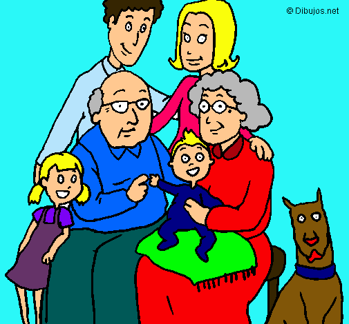 Dibujo Familia pintado por Alicia45