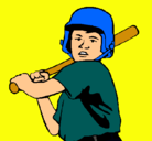 Dibujo Niño bateador pintado por hanzel