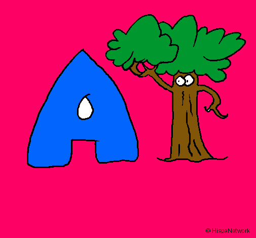 Dibujo Árbol pintado por amalia