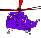 Dibujo Helicóptero al rescate pintado por criss