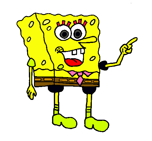 Dibujo Bob Esponja pintado por renzo_manu