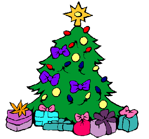 Dibujo de Árbol de navidad pintado por Marco en  el día 13-12-10  a las 20:22:48. Imprime, pinta o colorea tus propios dibujos!