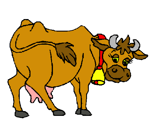 Dibujo Vaca pintado por yuneydi