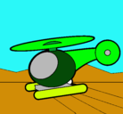 Dibujo Helicóptero pequeño pintado por jeremias