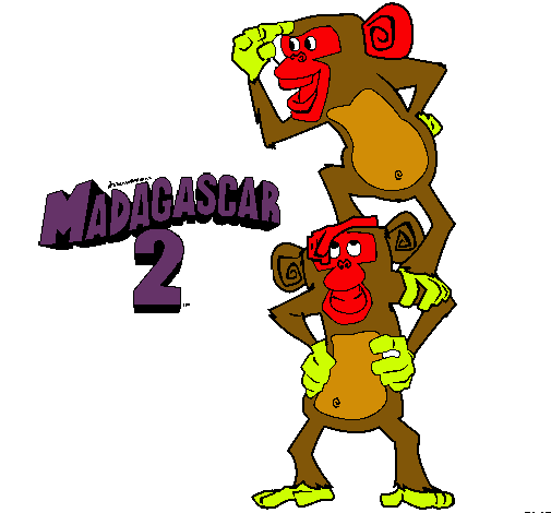 Madagascar 2 Manson y Phil