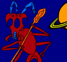 Dibujo Hormiga alienigena pintado por sarahi