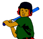 Dibujo Niño bateador pintado por jahir