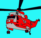 Dibujo Helicóptero al rescate pintado por cheche