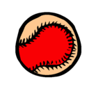 Dibujo Pelota de béisbol pintado por alonzo