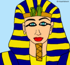 Dibujo Tutankamon pintado por xhikaa