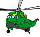 Dibujo Helicóptero al rescate pintado por cody
