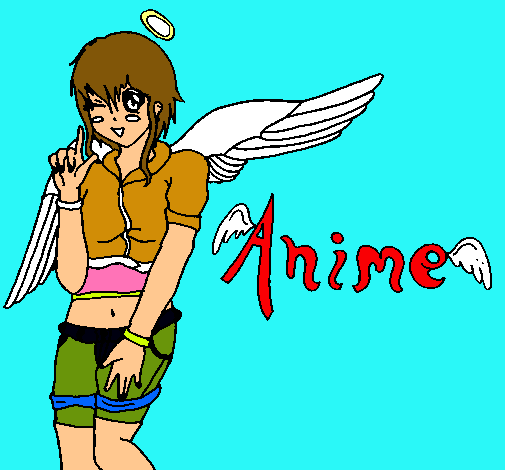 Dibujo Anime pintado por martin02