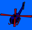 Dibujo Helicóptero V pintado por GUILLERMO