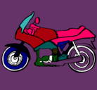 Dibujo Motocicleta pintado por ruy124