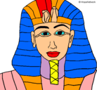 Dibujo Tutankamon pintado por gerard