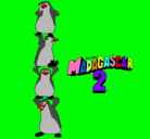 Dibujo Madagascar 2 Pingüinos pintado por STELLAMARIS