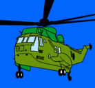 Dibujo Helicóptero al rescate pintado por maximiliano