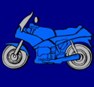 Dibujo Motocicleta pintado por inteligente