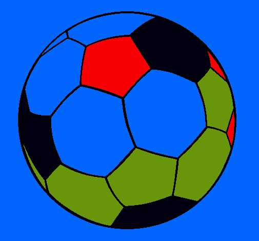 Dibujo Pelota de fútbol II pintado por alegrenoelia