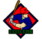 Dibujo Logo de béisbol pintado por marifer