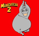 Dibujo Madagascar 2 Gloria pintado por tola