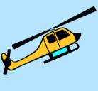 Dibujo Helicóptero de juguete pintado por danela777