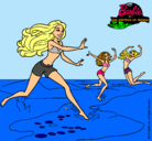 Dibujo Barbie de regreso a la playa pintado por lokita