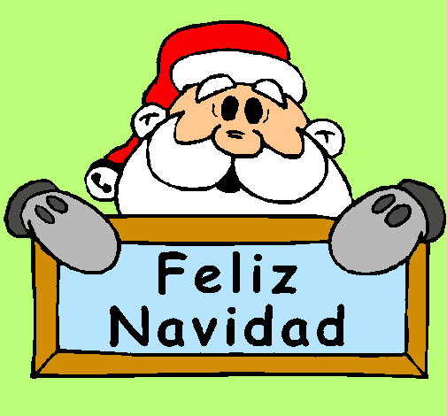 Dibujo Feliz Navidad pintado por seira