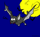 Dibujo Murciélago loco pintado por monstruita