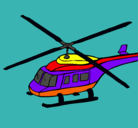 Dibujo Helicóptero  pintado por yjjj