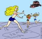 Dibujo Barbie de regreso a la playa pintado por janeprincess