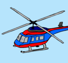 Dibujo Helicóptero  pintado por chinito