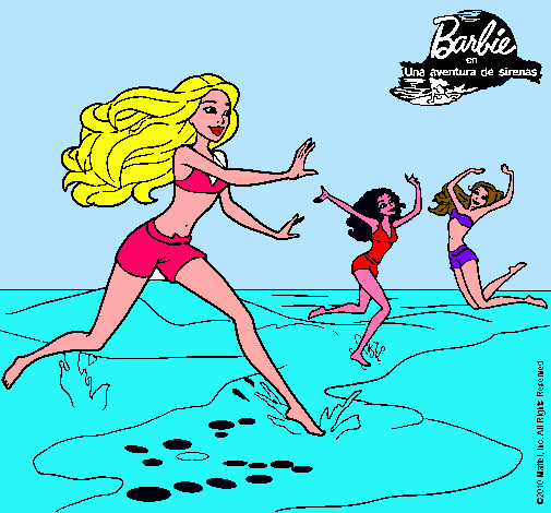 Barbie de regreso a la playa