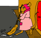 Dibujo La ratita presumida 1 pintado por ivanna