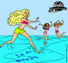 Dibujo Barbie de regreso a la playa pintado por NATI85