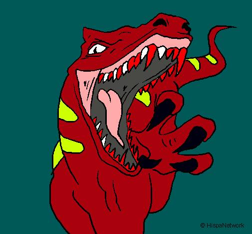 Dibujo Velociraptor II pintado por diego84